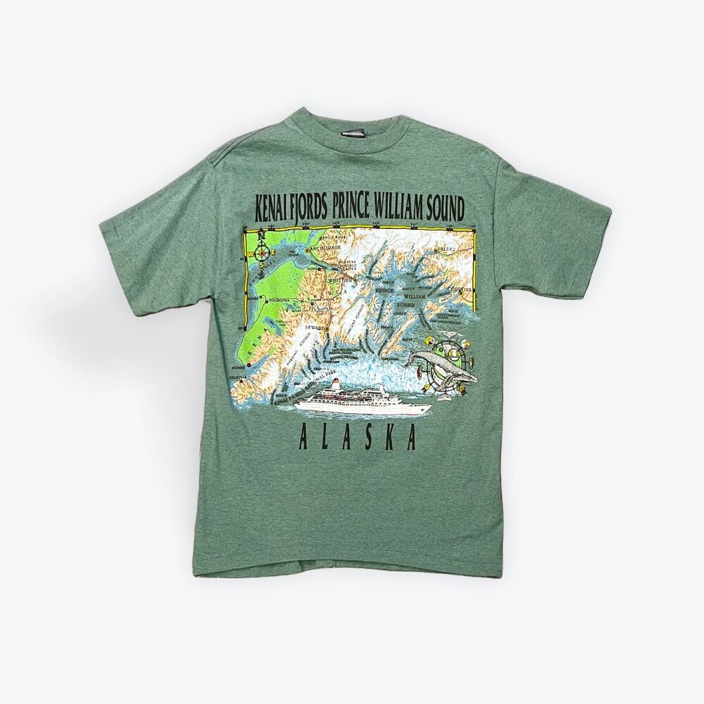 M | Vintage Alaska Kenai Fjord Prince William Sound T